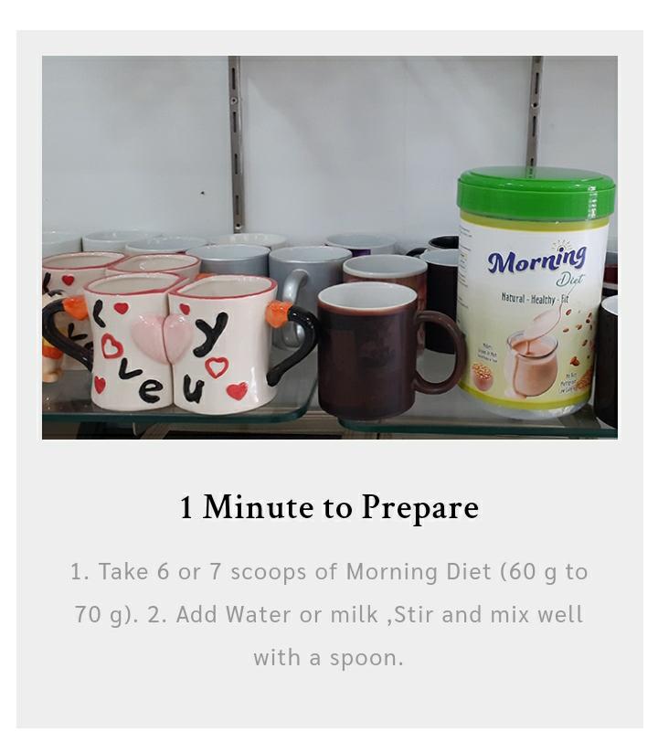 1 minute preparation